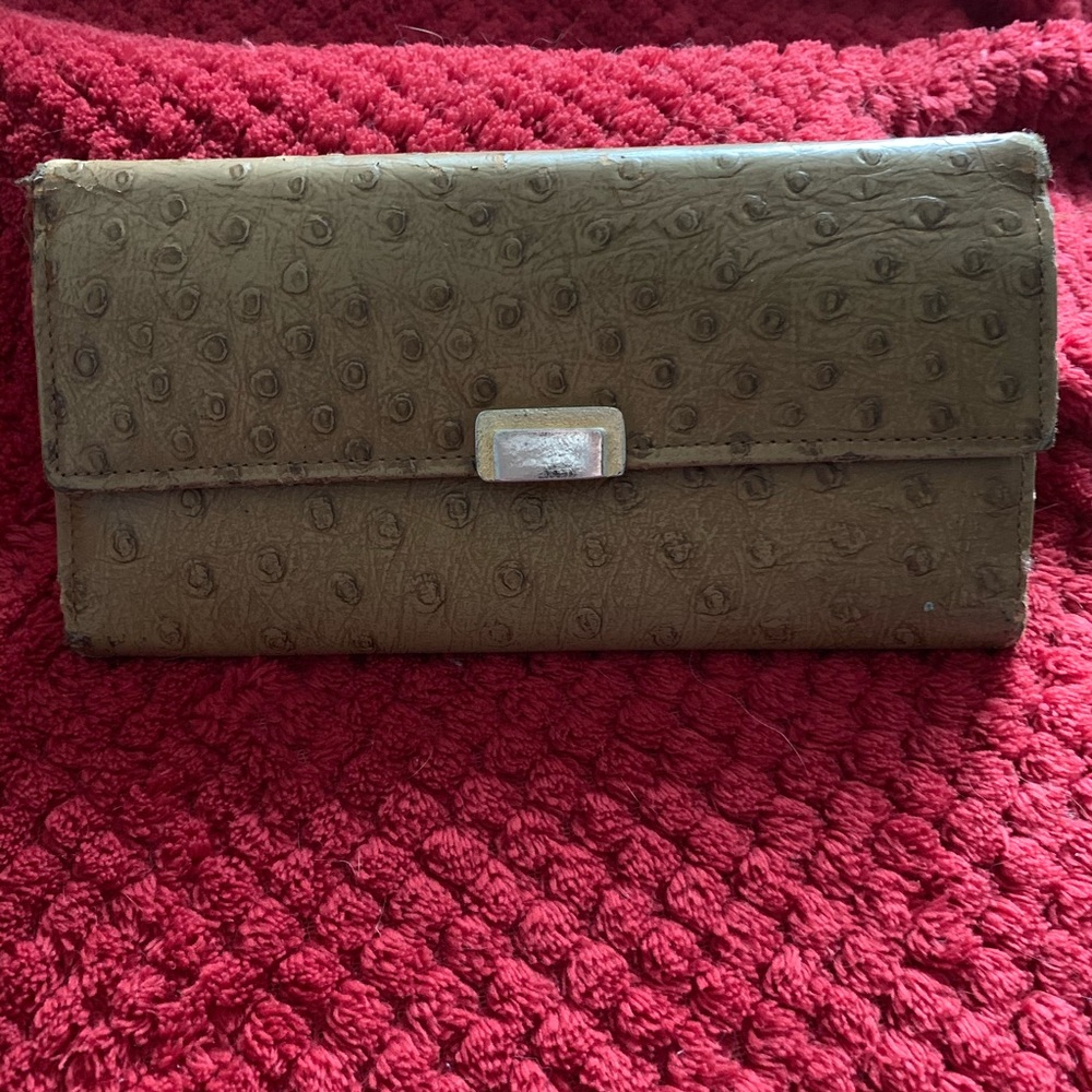 Vintage Renwick Ostrich Calf leather “Rare gem”